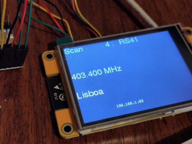 ESP32 CYD with external SX1278